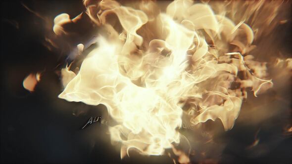 Videohive Luxury Fire Chrome Logo Logo Stings template preview