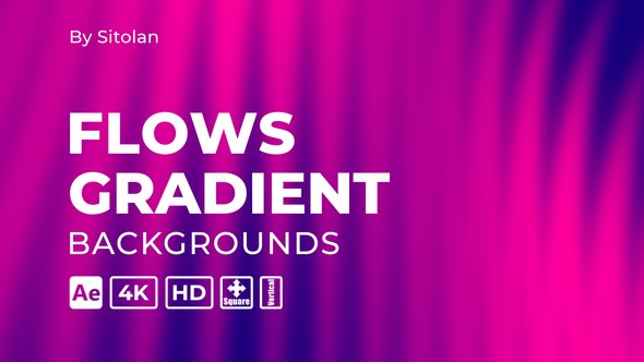 Videohive Flows Gradient Backgrounds Elements template preview