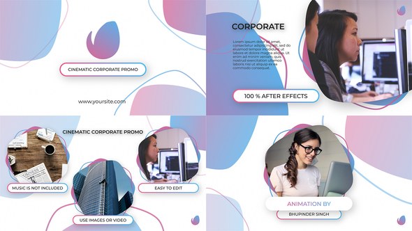 Videohive Cinematic Corporate Promo Openers template preview