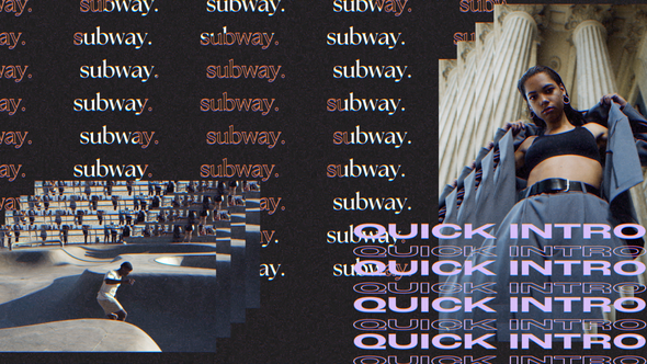 Videohive Subway - Quick Intro Openers template preview