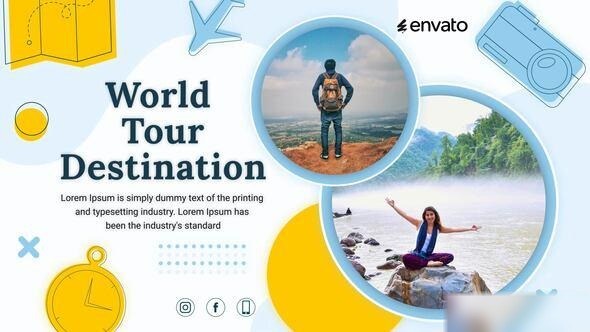 Videohive Travel Slideshow 56385081 Openers template preview
