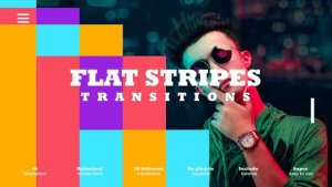 Videohive Mosaic Lines Transitions Broadcast-packages template preview