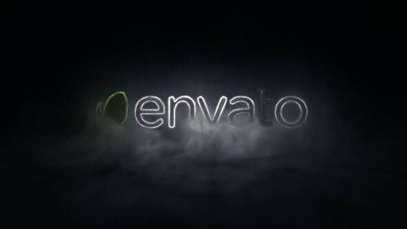 Videohive Smoky Neon & Lightning Logo Logo Stings template preview