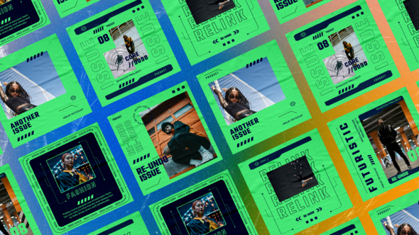 Videohive Core Fashion Brand Posts Product Promo template preview