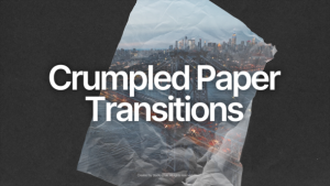 Videohive Crumpled Paper Transitions 58259249 Elements template preview