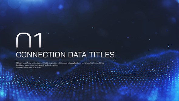 Videohive Connection Data Titles Titles template preview