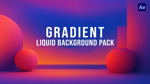 Videohive Liquid Gradients Background Pack Elements template preview