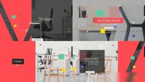 Videohive Office Furniture Products Promotion Openers template preview