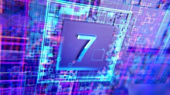 Videohive Tech Style countdown logo reveal Logo Stings template preview