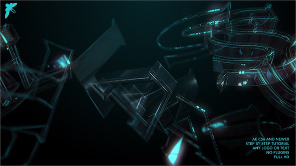 Videohive Glass Element Logo Logo Stings template preview