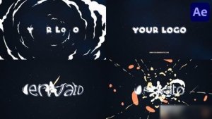 Videohive Explosion Space Logo for After Effects Logo Stings template preview