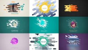 Videohive Flat Strokes Templates Set Openers template preview