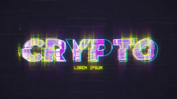 Videohive Crypto Intro Title Logo Stings template preview