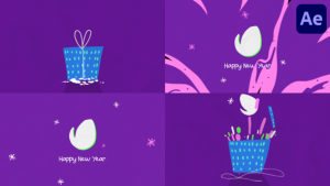 Videohive Cartoon Christmas Logo for After Effects 48867136 Logo Stings template preview