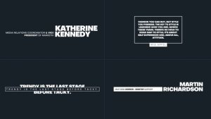 Videohive Universal - Lower Thirds and Animated Titles Titles template preview