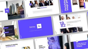 Videohive Sidney Company Profile Video Display After Effect Template Elements template preview