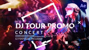 Videohive DJ Promo Video Displays template preview