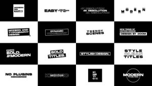 Videohive Modern Titles 2.0 | After Effects 42711876 Titles template preview