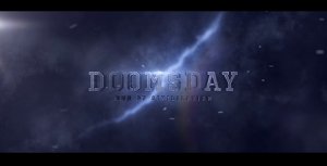 Doomsday Title design Video Displays template preview