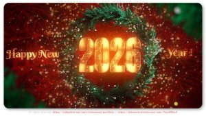 Videohive Sparktrail Holiday Wreath Intro Openers template preview