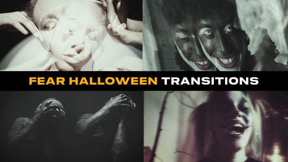 Videohive Fear Halloween Transitions | After Effects Elements template preview