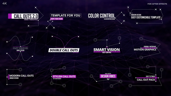 Videohive Modern Call Outs 2.0 Titles template preview