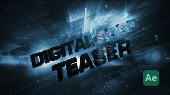 Videohive Quantum Code - Futuristic Digital Logo Reveal Logo Stings template preview