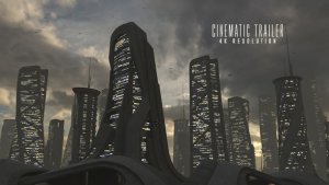 Videohive Futuristic Trailer Video Displays template preview
