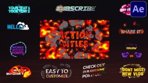 Videohive Action Titles | After Effects Titles template preview