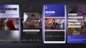 Videohive Audio Spectrum Vertical Product Promo template preview