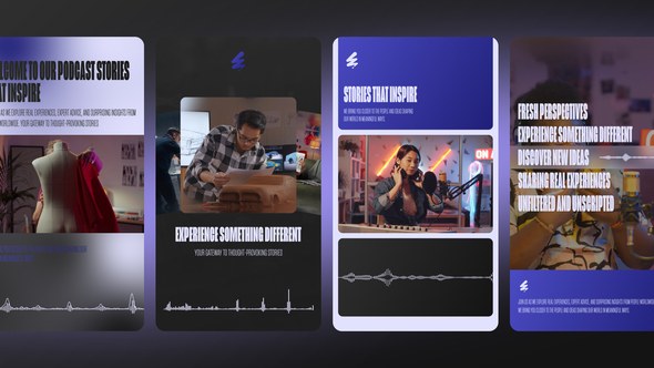 Videohive Audio Spectrum Vertical Product Promo template preview