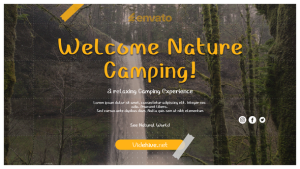 Videohive Camping Slideshow Openers template preview