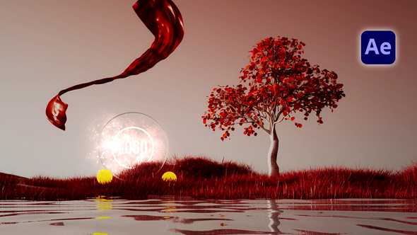 Videohive Surreal Landscape Logo Logo Stings template preview