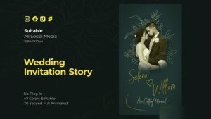 Videohive Wedding Invitation Instagram Reel Openers template preview