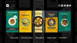 Videohive Food Instagram Reels 44160073 Product Promo template preview