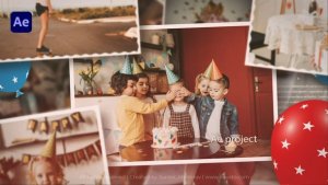 Videohive Happy Birthday Gallery 51637303 Video Displays template preview