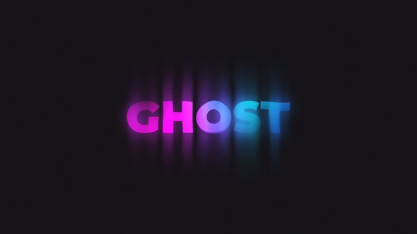 Videohive Ghost Typography Titles template preview
