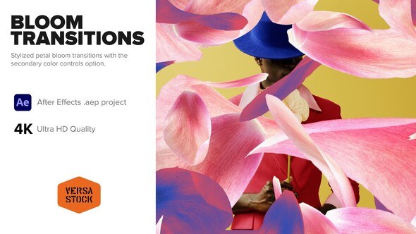 Videohive Bloom Transitions Elements template preview