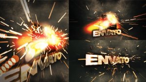 Videohive Sparky Title Logo Stings template preview