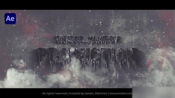 Videohive Horror Cinematic Trailer Titles Openers template preview