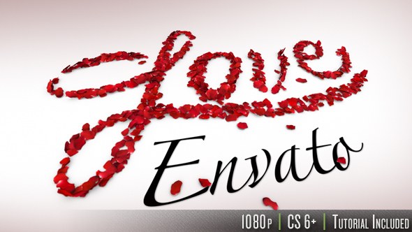 Videohive I Love You Logo Stings template preview