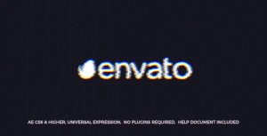 Videohive Scratch Glitch Logo Logo Stings template preview