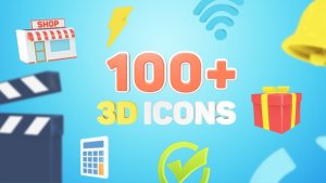 Videohive 3D Icons for Explainer Video Elements template preview