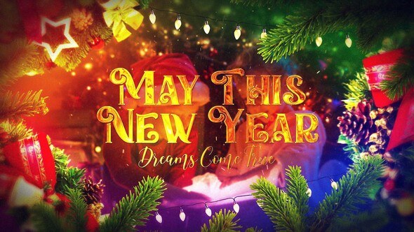 Videohive Christmas Intro | Titles Opener | Happy New Year Video Displays template preview