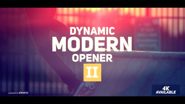 Videohive Dynamic Modern Opener II Openers template preview