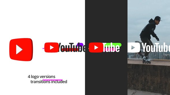 Videohive Modern Youtube Logo Logo Stings template preview