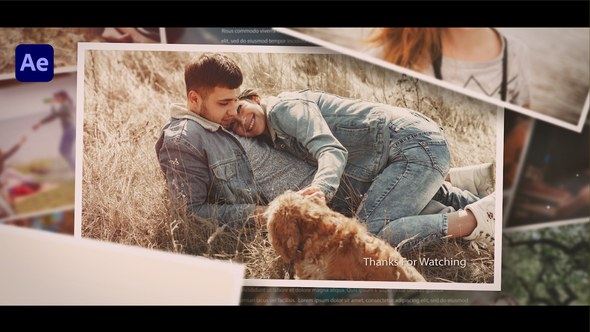 Videohive My Family Memories Slideshow Video Displays template preview