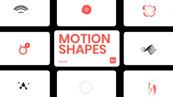 Videohive Motion Shapes for After Effects Elements template preview