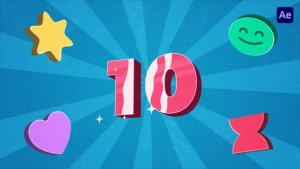 Videohive Funky Countdown Intro Opener Openers template preview