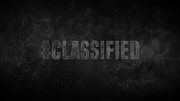 Videohive Crime Title Sequence / Credits - Classified Detective Video Displays template preview